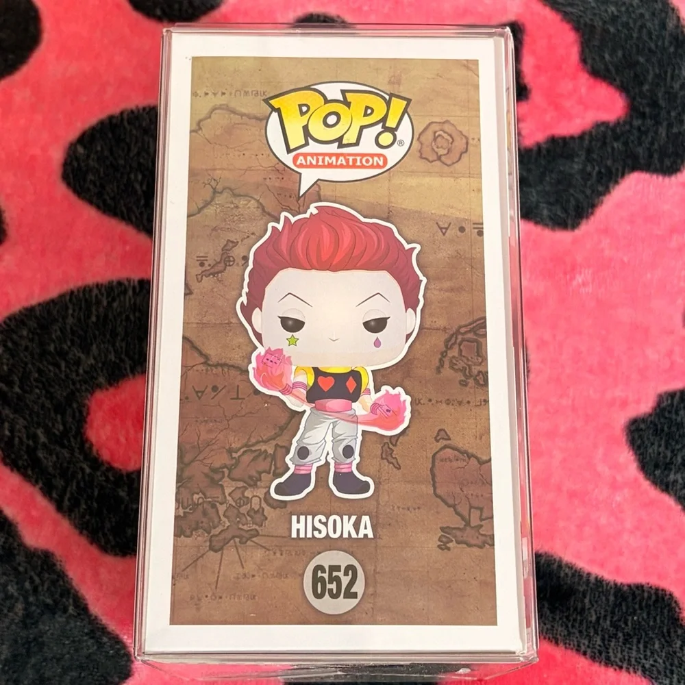 Funko Hisoka Pop! Vinyl Figure with Red and Pink Accents - Picture 2 of 2